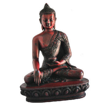 Large Earth Touching Buddha wood looking RB-845R